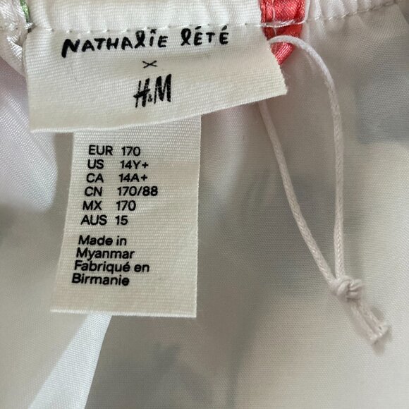 Girl's Nathalie Lete H&M floral bomber jacket Sz 14y+ - Picture 8 of 10